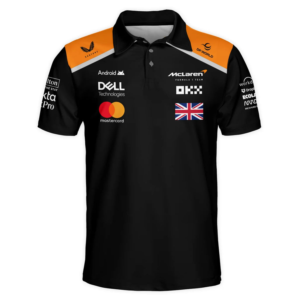 More Than A Champion Lando Norris McLaren F1 Team Polo Shirt BLNRWDCA2PL