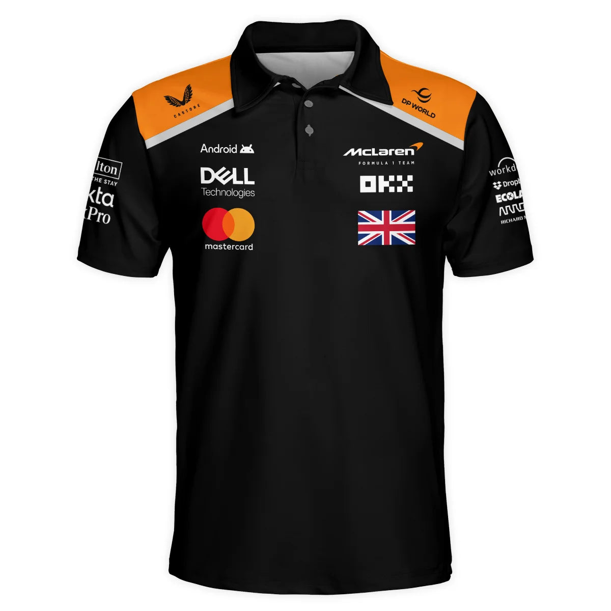 More Than A Champion Lando Norris McLaren F1 Team Polo Shirt BLNRWDCA2PL