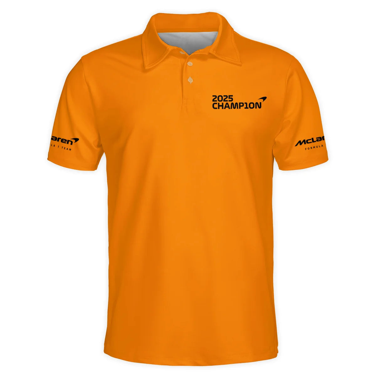 2025 Driver Champion Lando Norris McLaren F1 Team Polo Shirt BLNRWDCA9PL