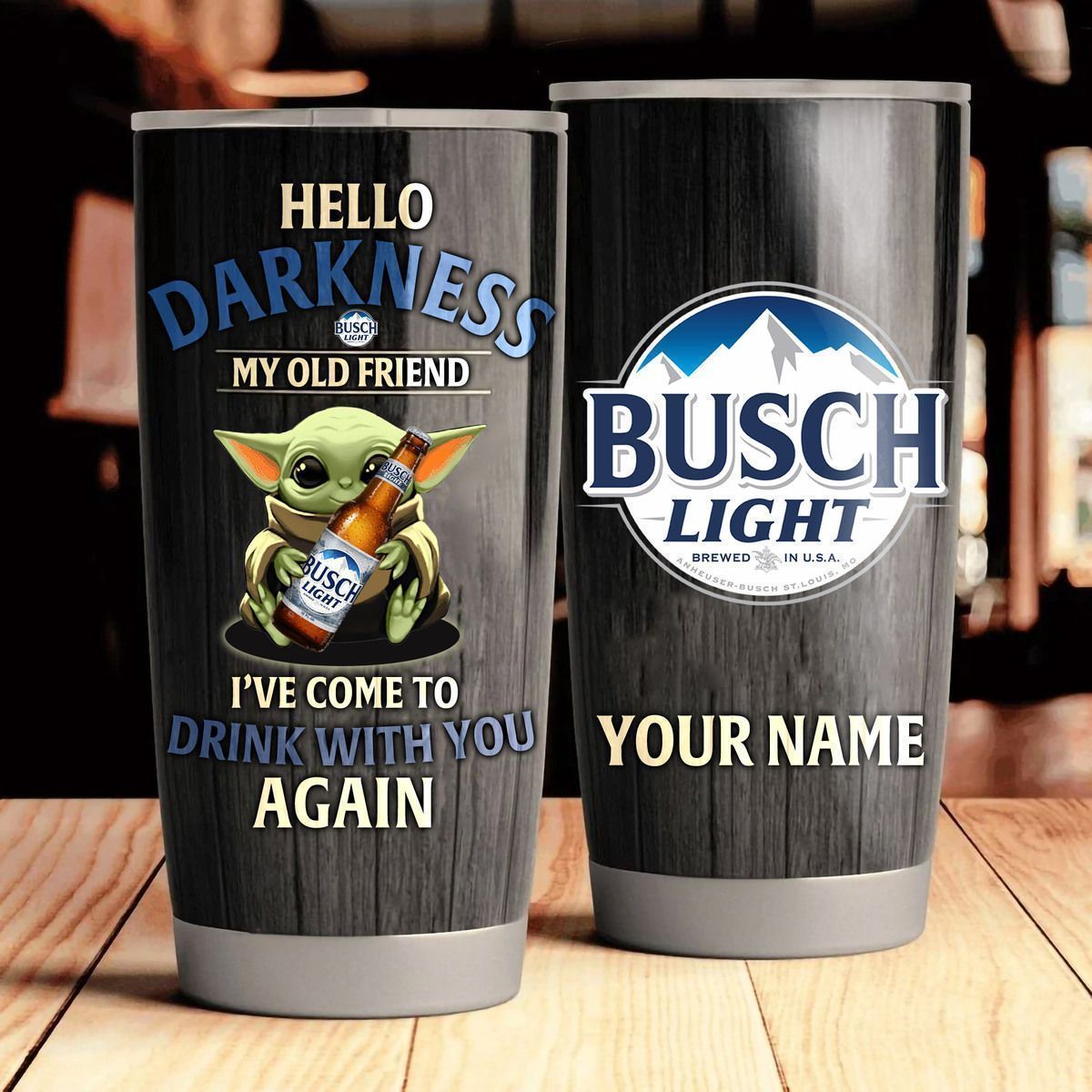 PHU-busch light 1807.5 Tumbler Customize Name