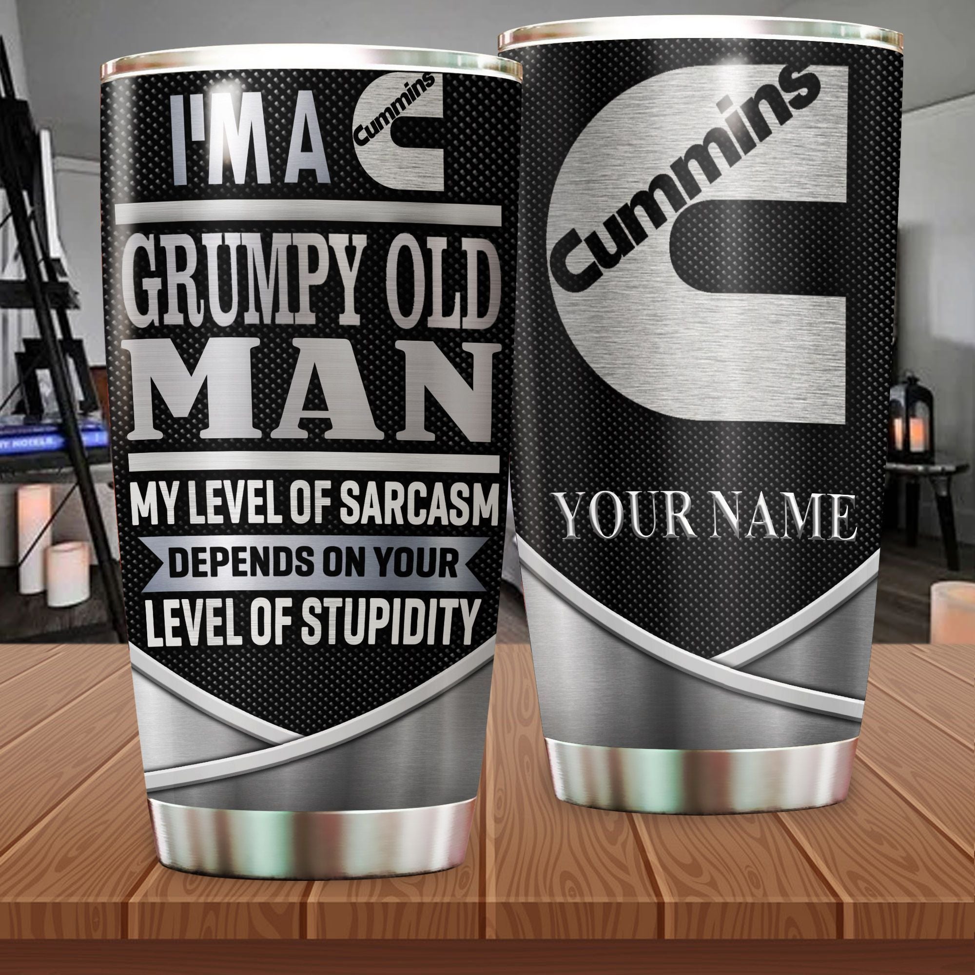 CM Tumbler Customize Name