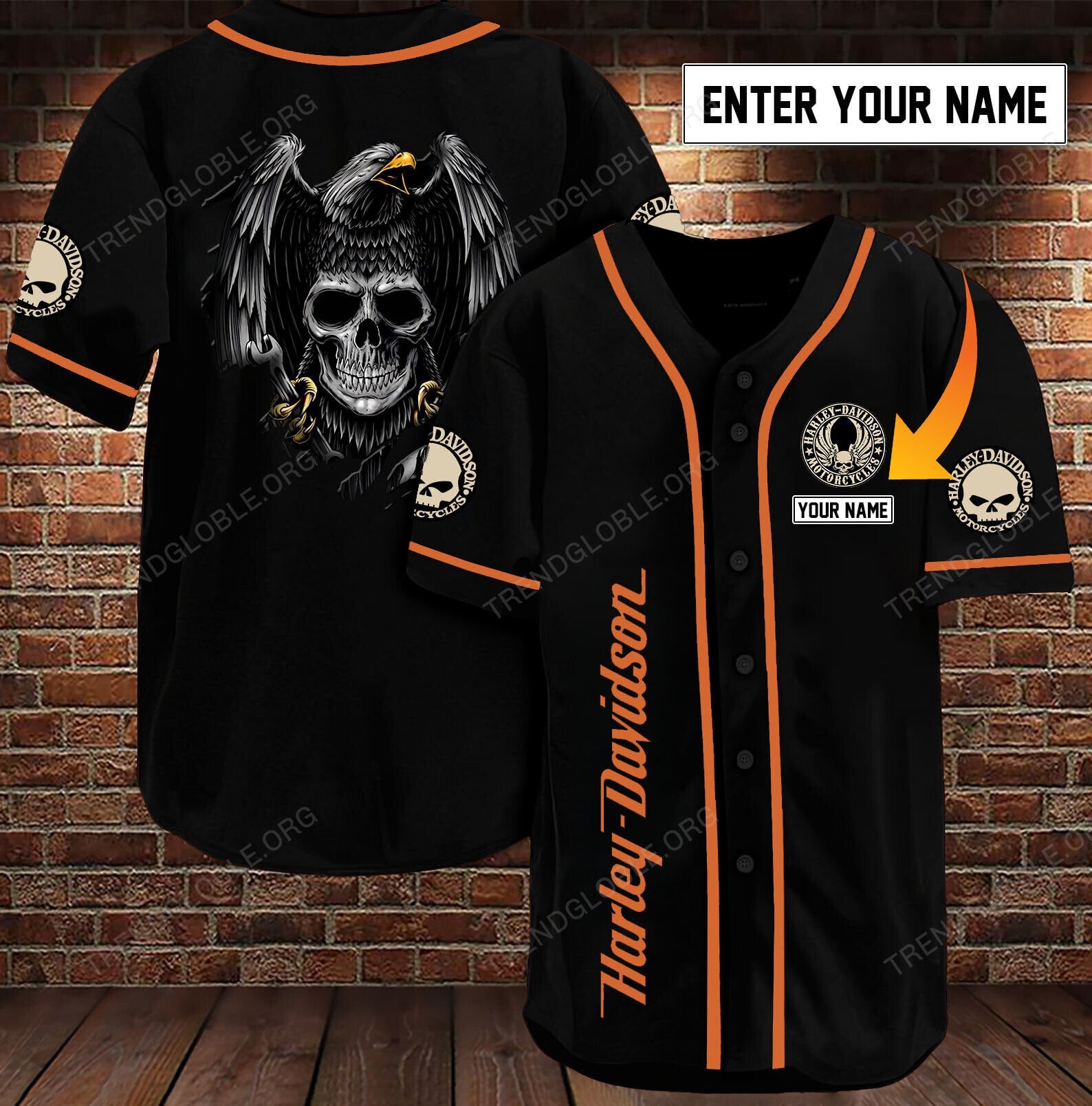 HLD BASEBALL SHIRT - CUSTOM NAME T50