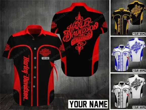 HLD Short Sleeve Shirts Custom Name T53