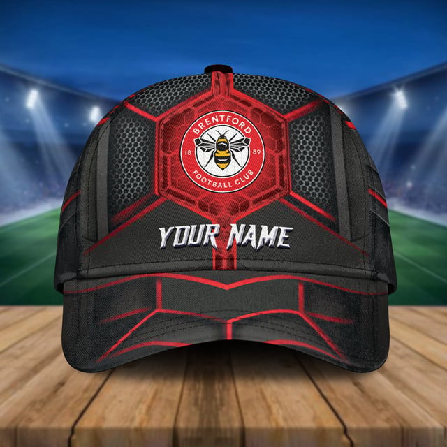 Custom Brentford Fc Cap - Personalized Name &amp; Logo, Perfect Fan Gift!
