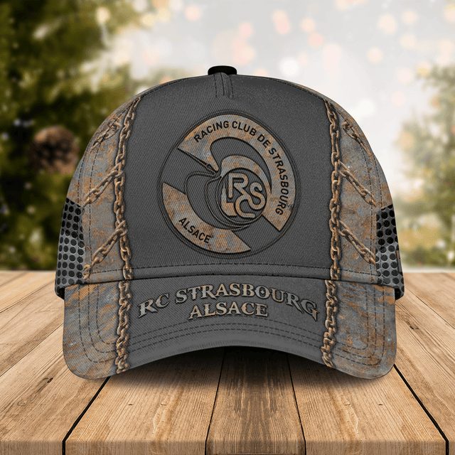 Vintage Rc Strasbourg Alsace Cap – Stylish Fan Gear For Racing Enthusiasts