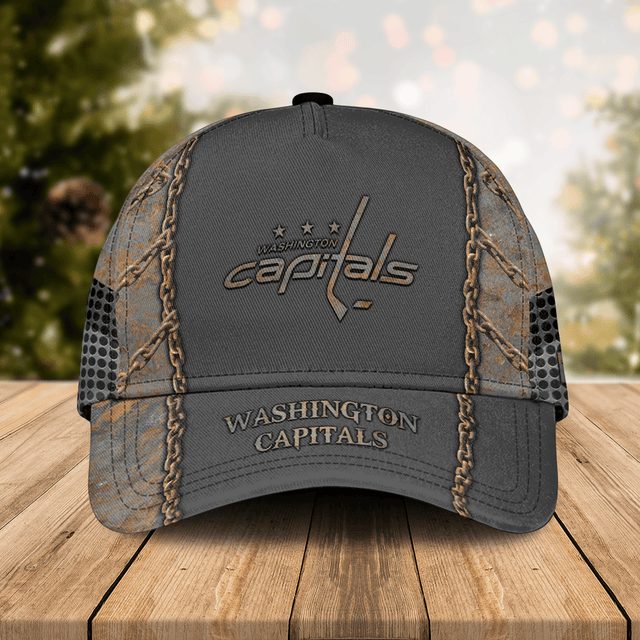 Washington Capitals Rustic Style Adjustable Cap - Perfect Gift For Fans!