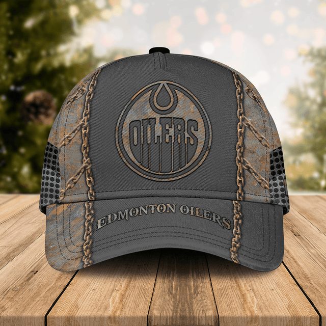 Edmonton Oilers Distressed Stitch Cap - Perfect Gift For Fans – Limited Edition Hat