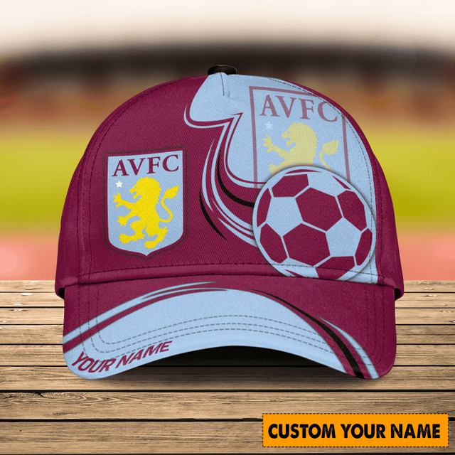 Customizable Soccer Fan Cap With Avfc Logo &amp; Your Name – Perfect Gift For Supporters!