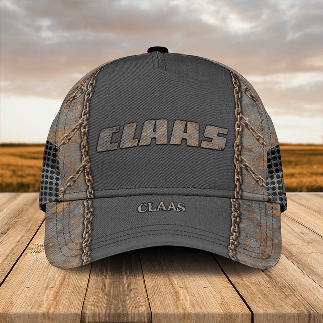 Cl Aas Distressed Trucker Cap - Vintage Gray Mesh Hat For Outdoor Adventures