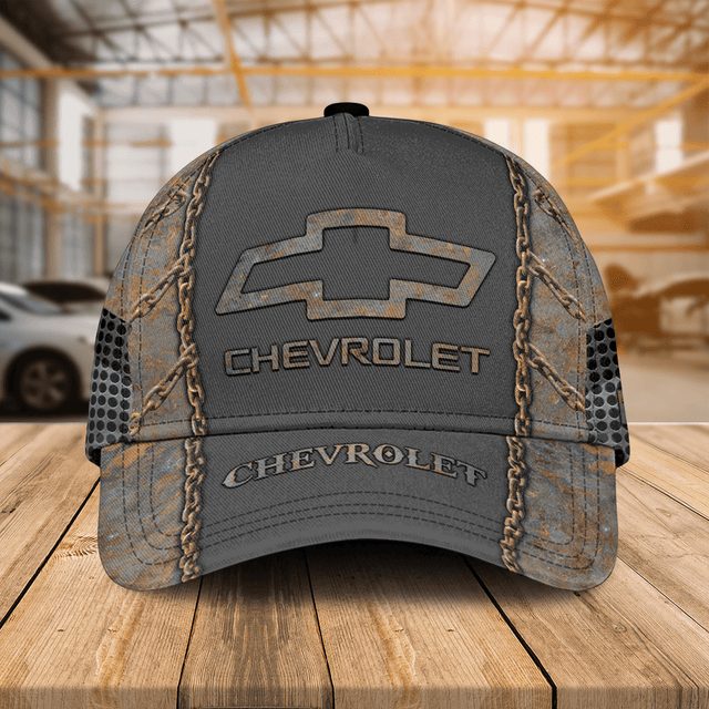 Chevrolet Logo Trucker Cap - Stylish Distressed Design For Auto Enthusiasts