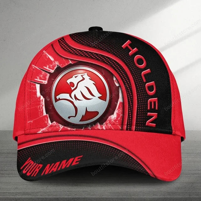 Custom Holden Cap - Personalize With Your Name, Stylish Red Design, Perfect Gift!