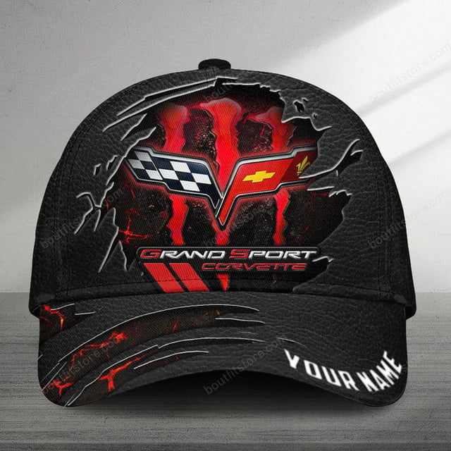 Custom Corvette Grand Sport Cap - Personalized Name, High-Quality Design