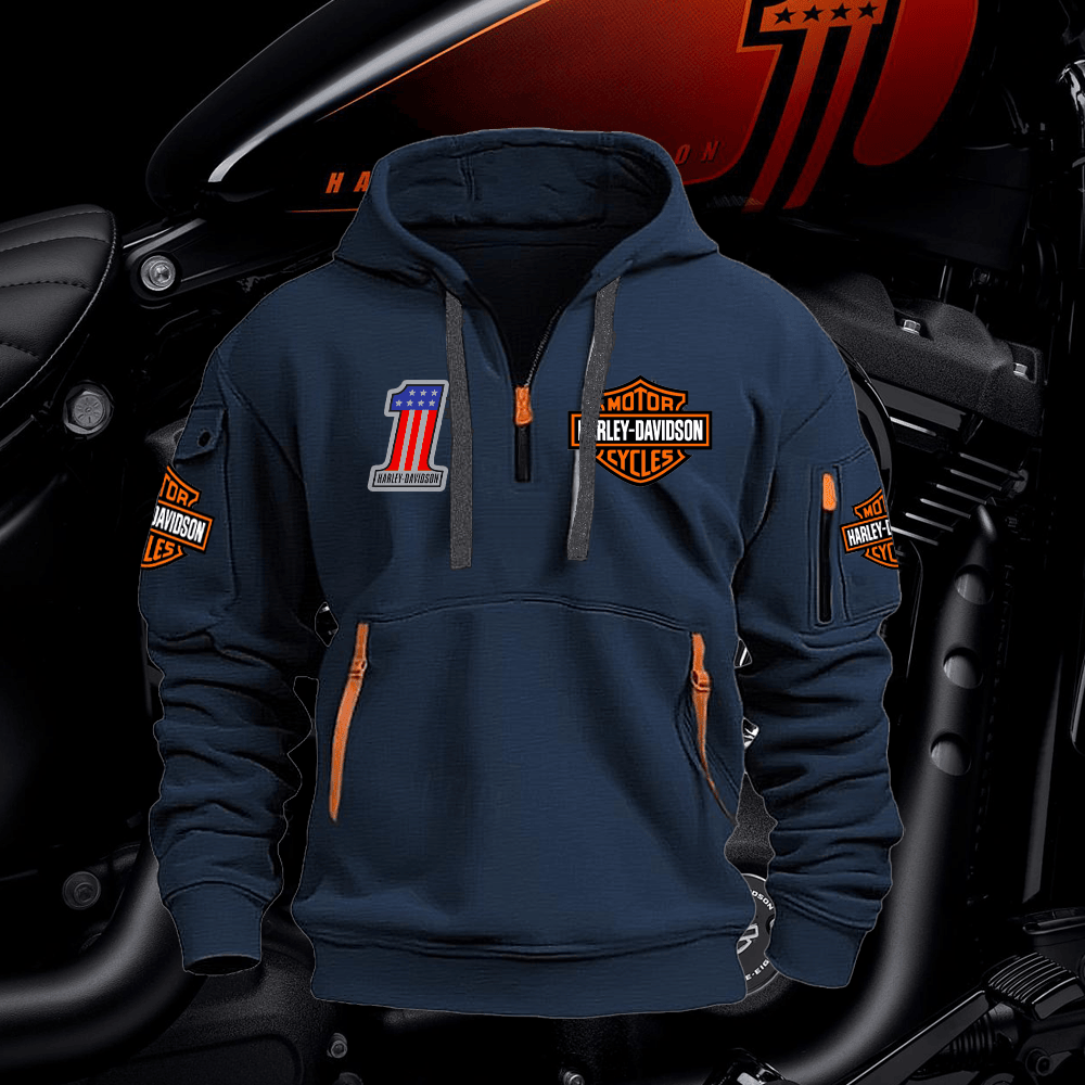 HD Limited Edition ! Quarter Zip Unisex Hoodie