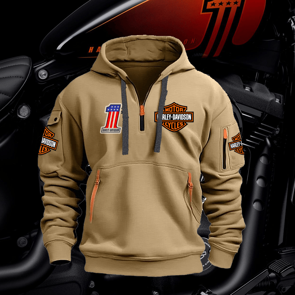 HD Limited Edition ! Quarter Zip Unisex Hoodie