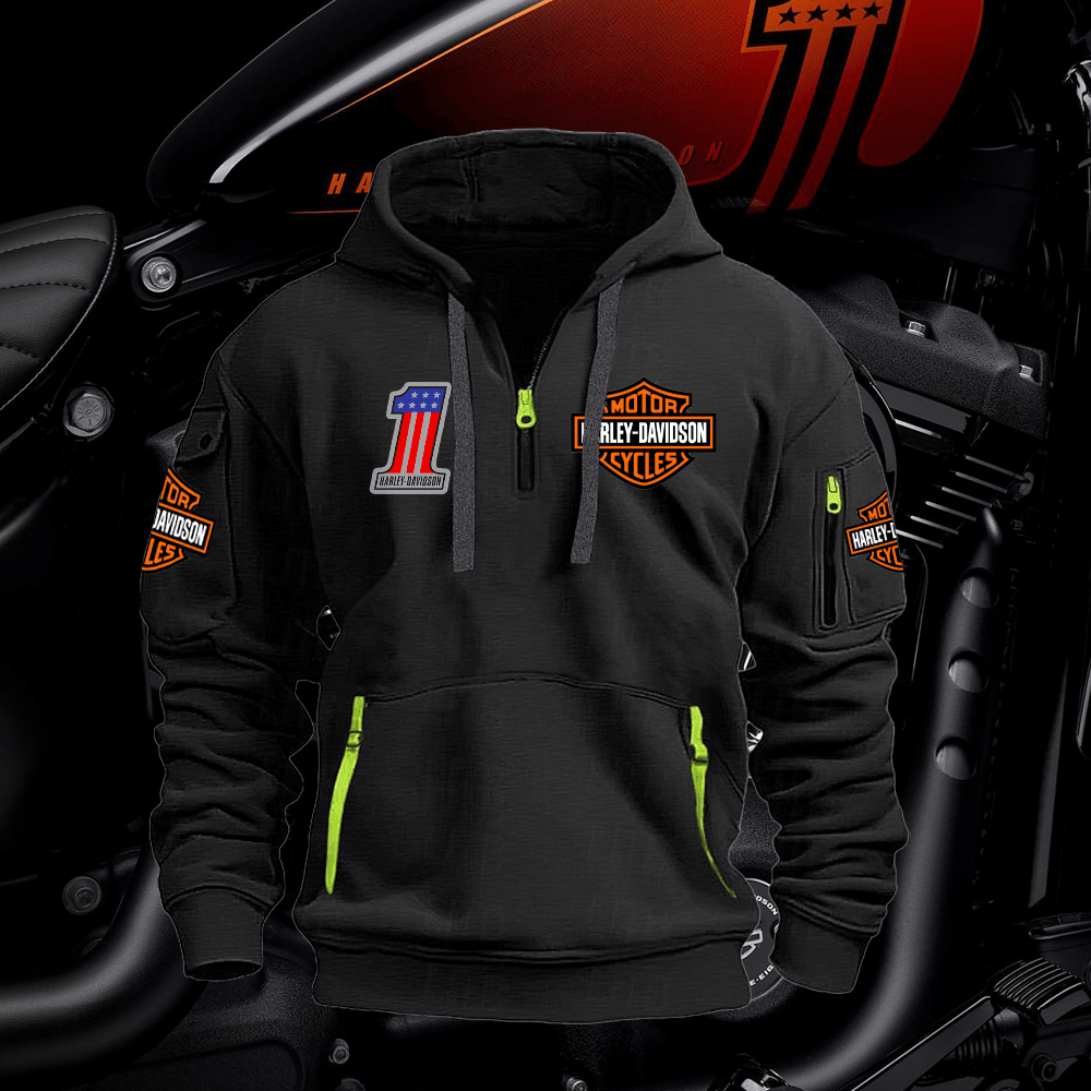 HD Limited Edition ! Quarter Zip Unisex Hoodie