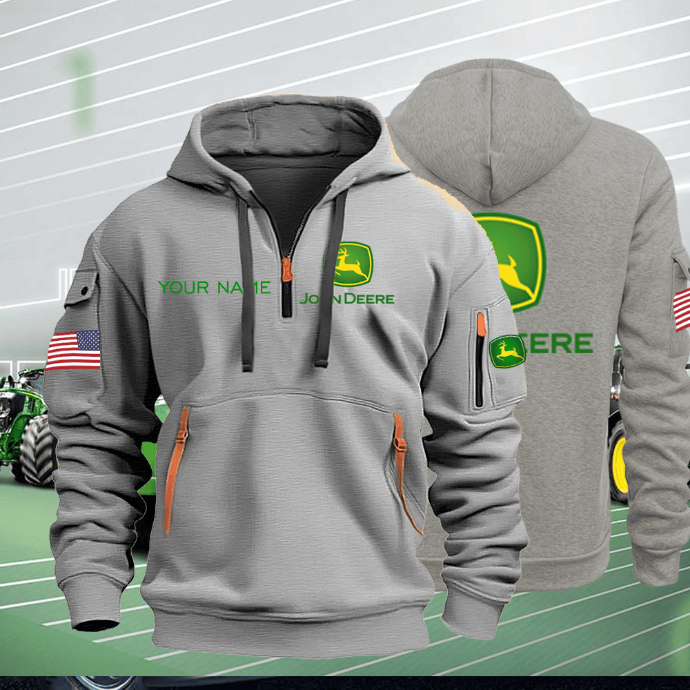 JD Quarter Zip Unisex Hoodie