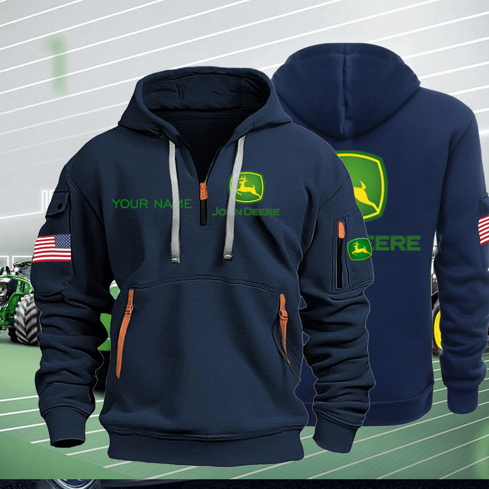 JD Quarter Zip Unisex Hoodie