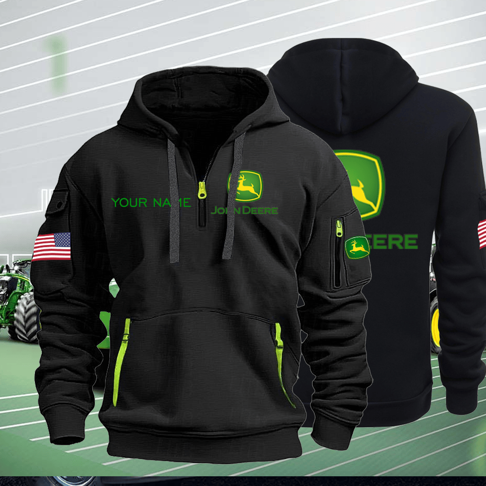 JD Quarter Zip Unisex Hoodie