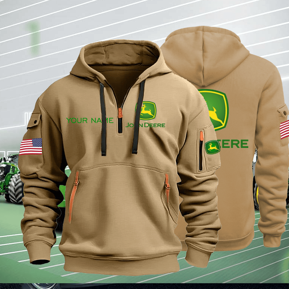 JD Quarter Zip Unisex Hoodie