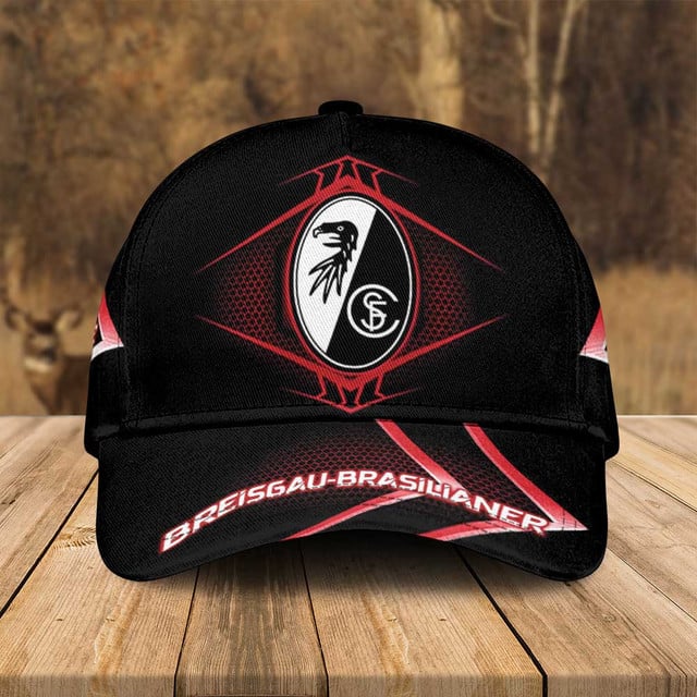 Stylish Black Cap With Unique Emblem Design – Perfect For Sports Fans!