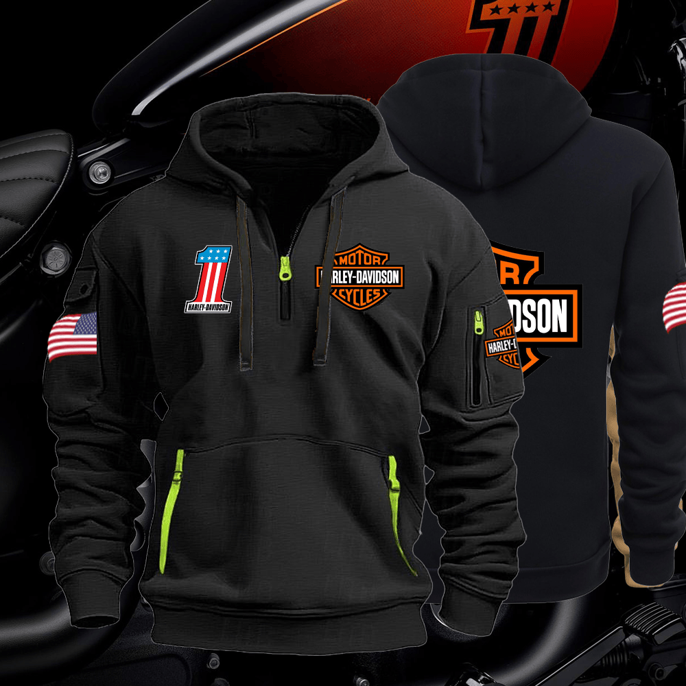 HD Limited Edition ! Quarter Zip Unisex Hoodie