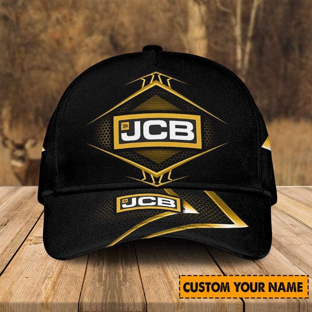Customizable Jcb Black &amp; Gold Cap – Personalize With Your Name!
