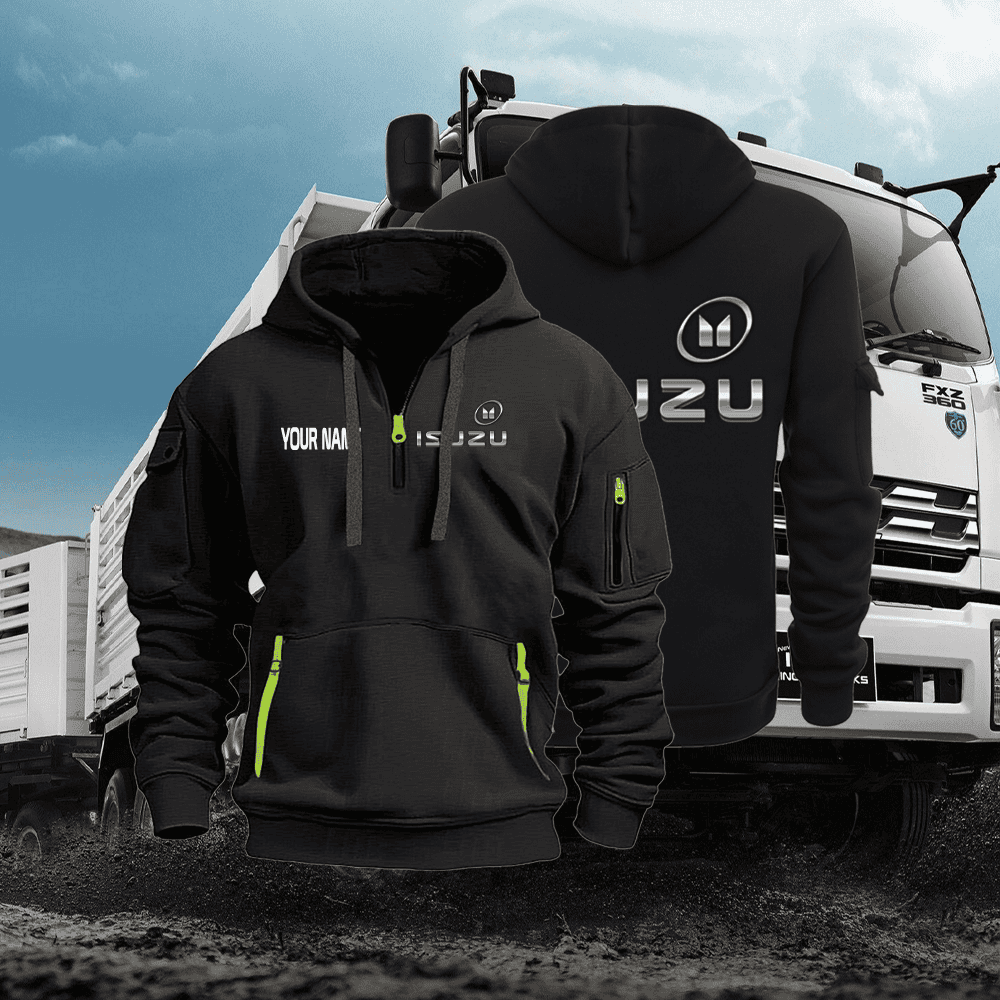 ISZ Quarter Zip Unisex Hoodie