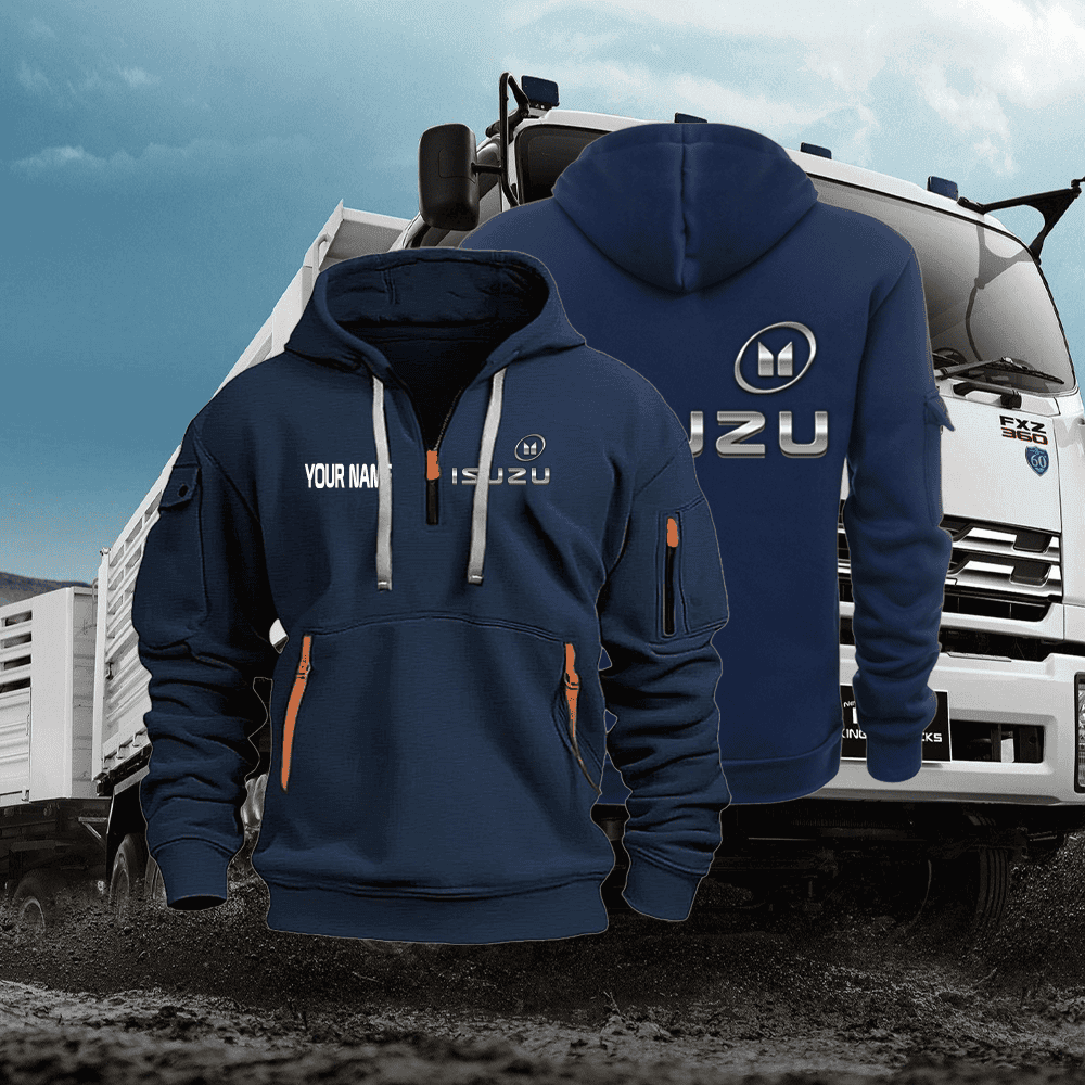ISZ Quarter Zip Unisex Hoodie