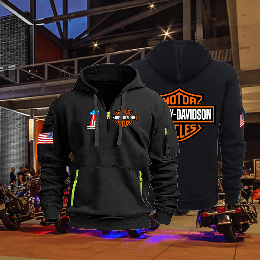 HD New Quarter Zip Unisex Hoodie
