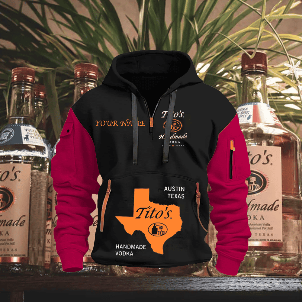 TT FULL PRINT QUATER ZIPPER JACKET