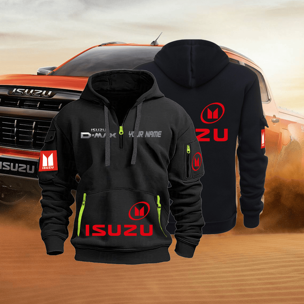 IZ Quarter Zip Unisex Hoodie