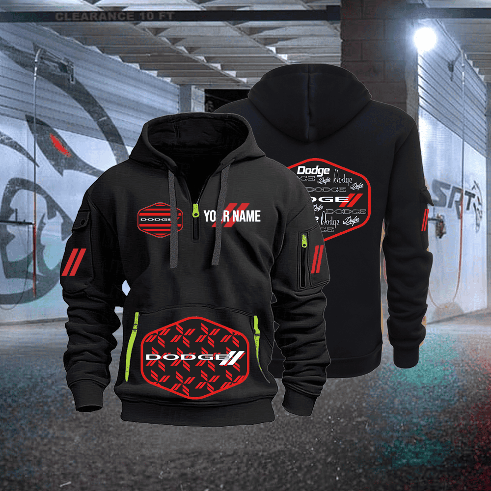 DG 3 Quarter Zip Unisex Hoodie