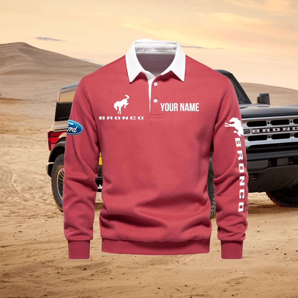 FD BR Long Sleeve Polo Shirt