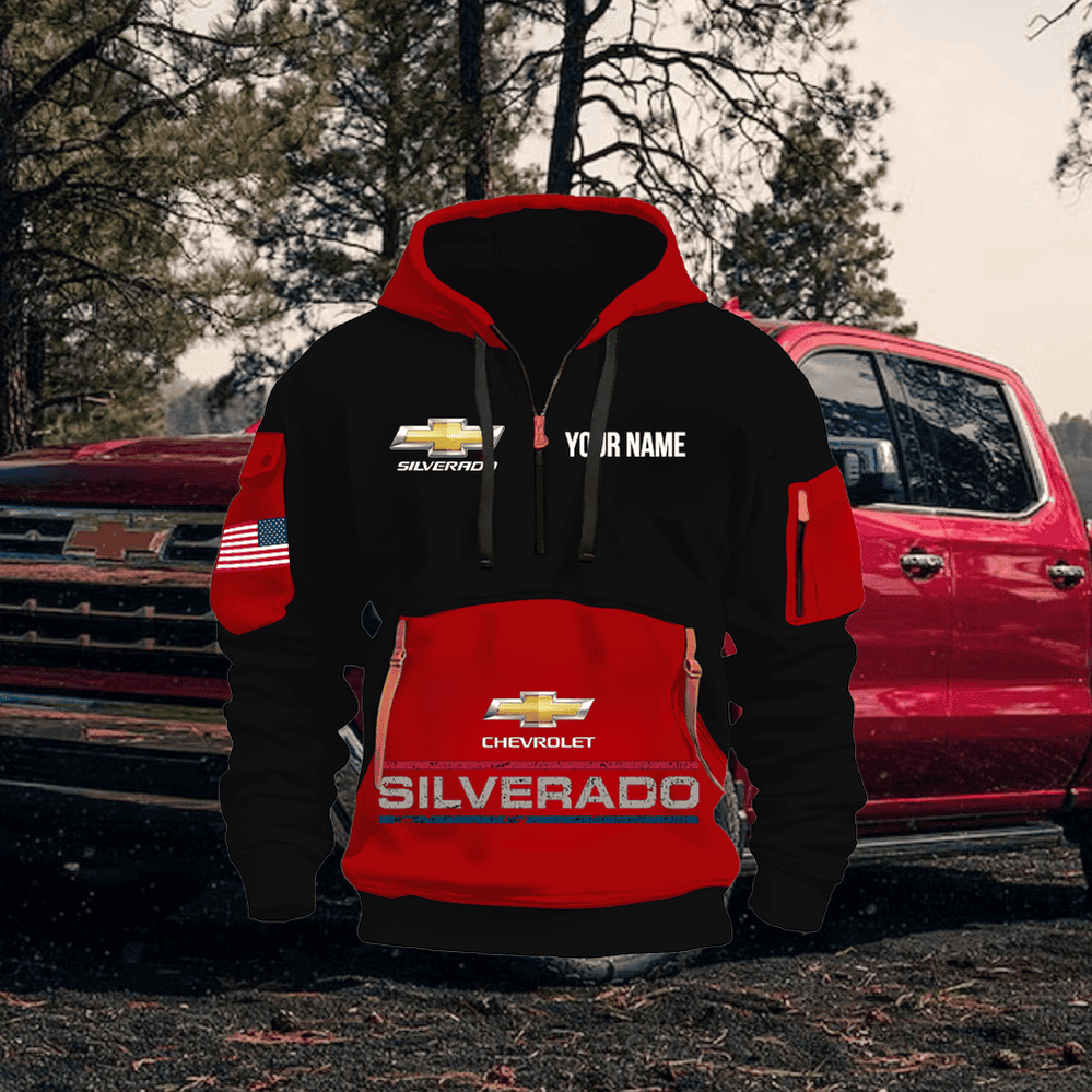 CHE SV Custom Name Quarter Zipper Jacket