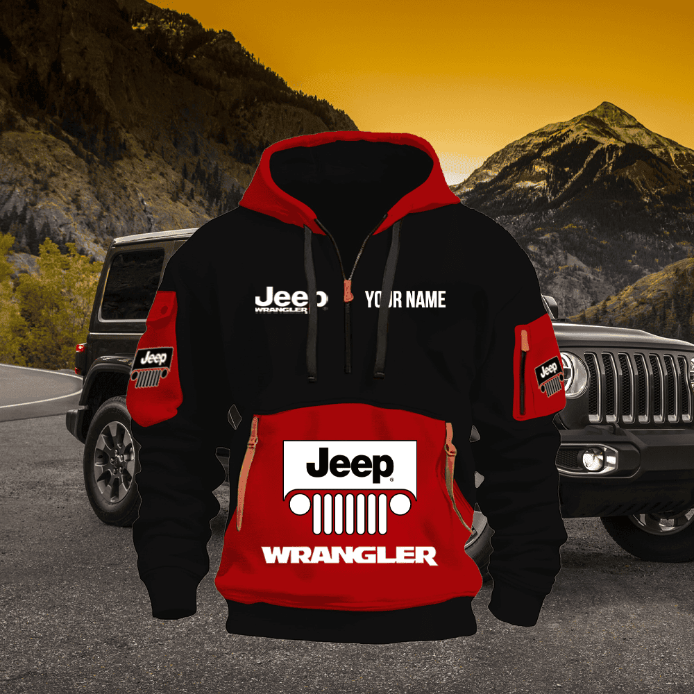 JP WL 1 Custom Name Quarter Zipper Jacket
