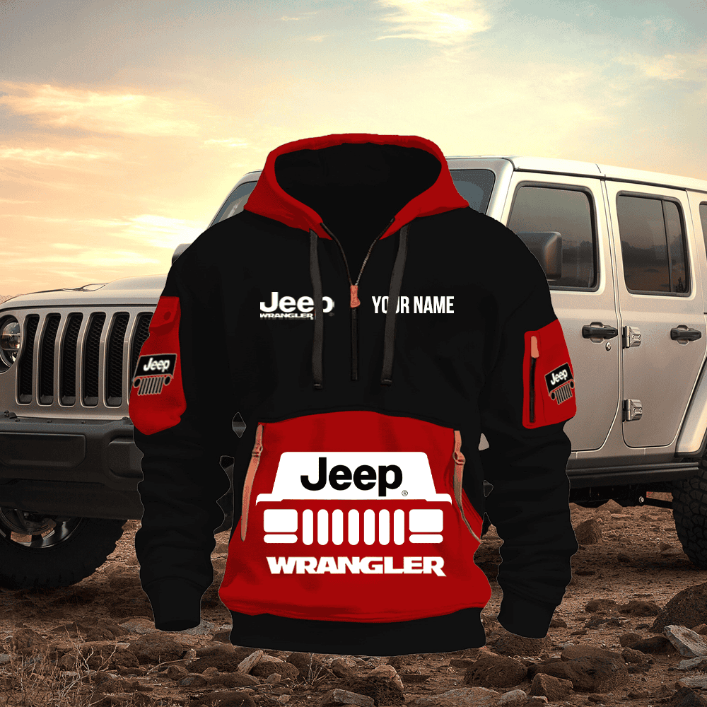 JP WL 2 Custom Name Quarter Zipper Jacket