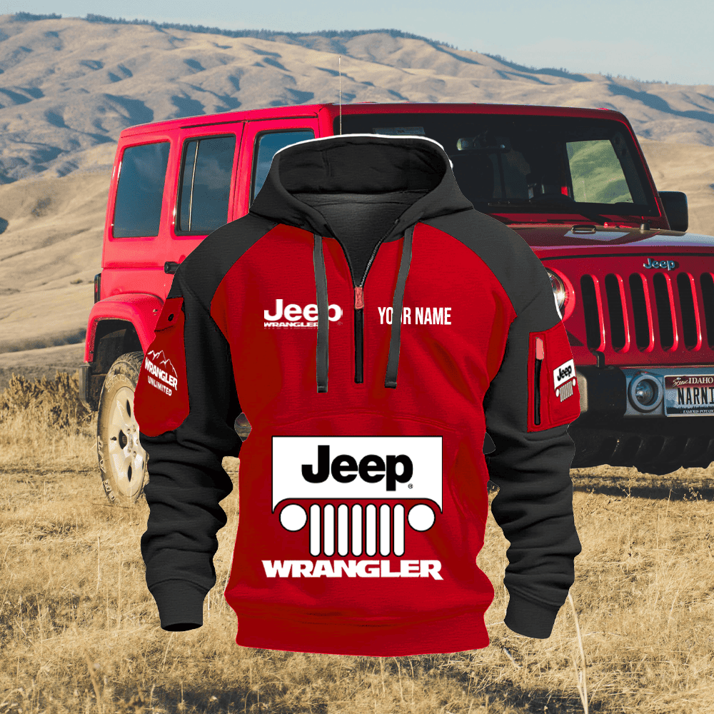 JP WL 3 Custom Name Quarter Zipper Jacket