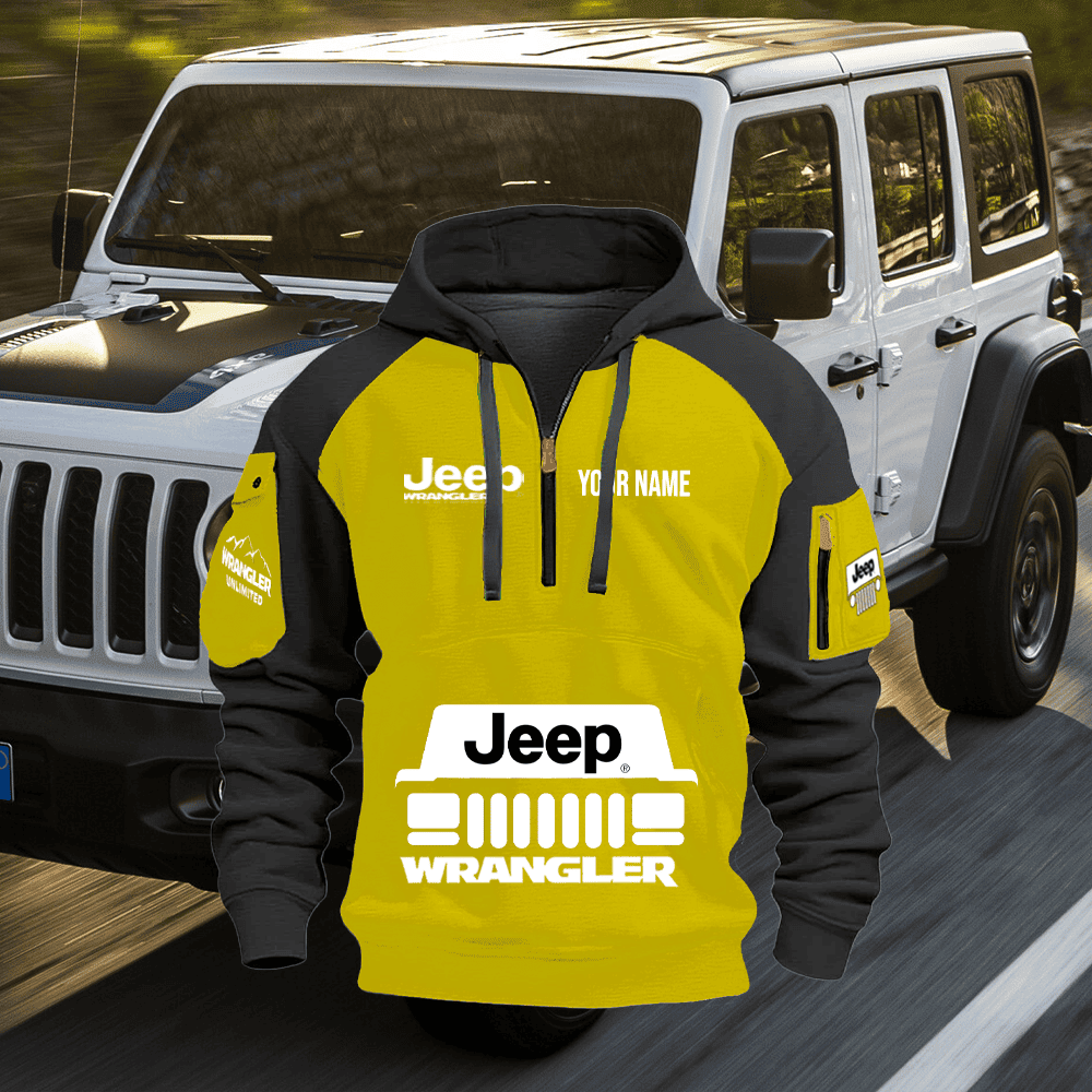 JP WL 4 Custom Name Quarter Zipper Jacket