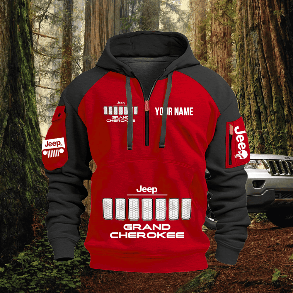 JP GC Custom Name Quarter Zipper Jacket