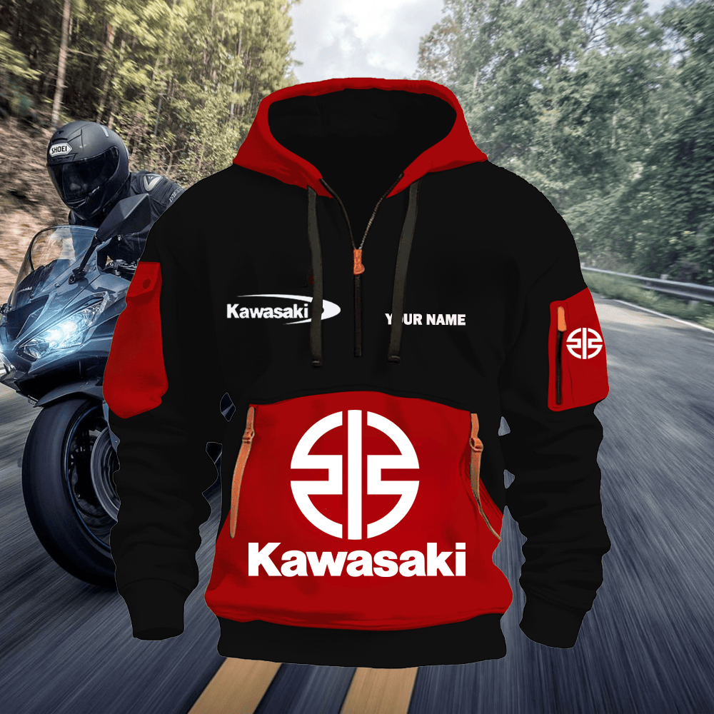 KK Custom Name Quarter Zipper Hoodie