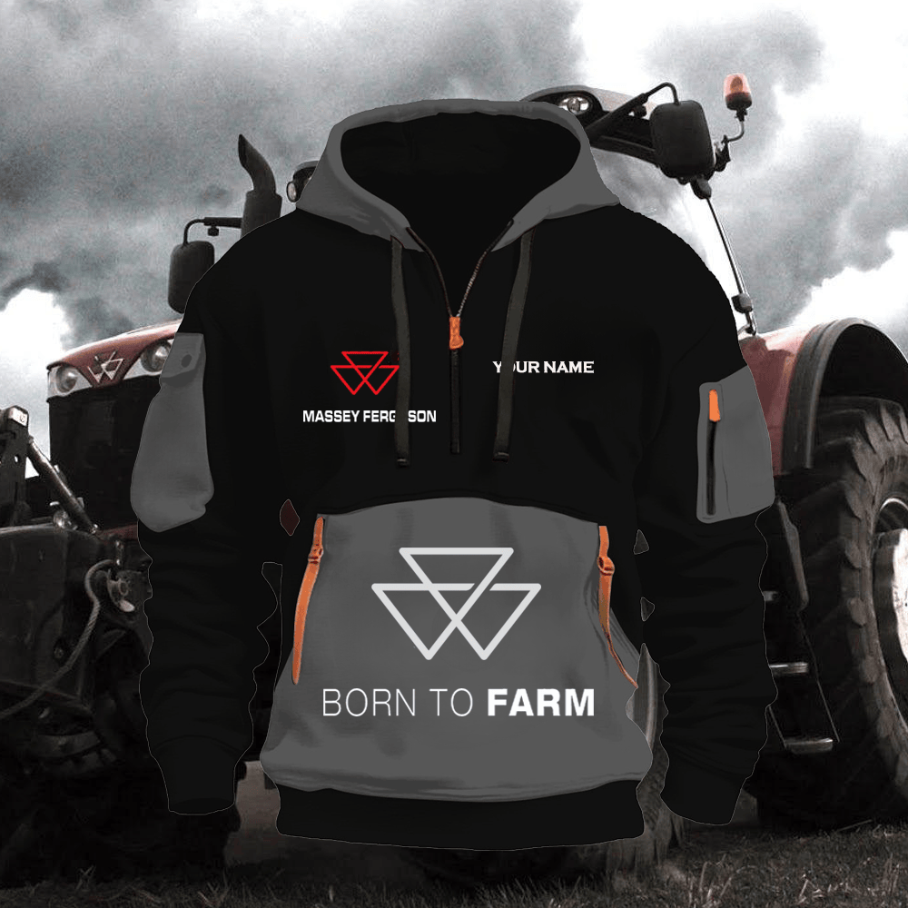 MF Custom Name Quarter Zipper Hoodie