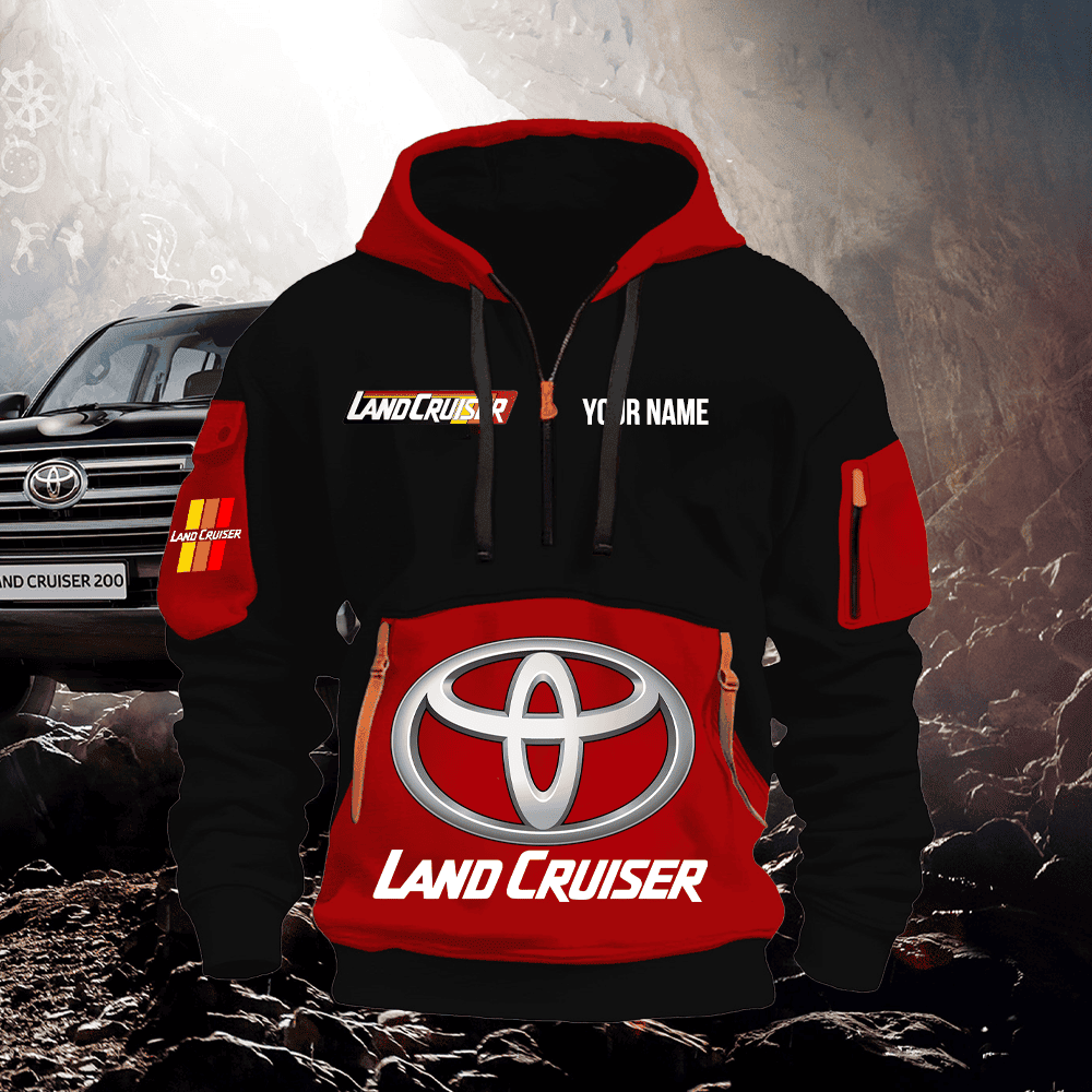 TY LC Custom Name Quater Zip Hoodie