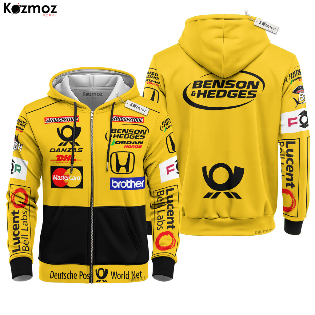 Jarno Trulli Racing Costume 2001 Collection – Jordan Racing Team