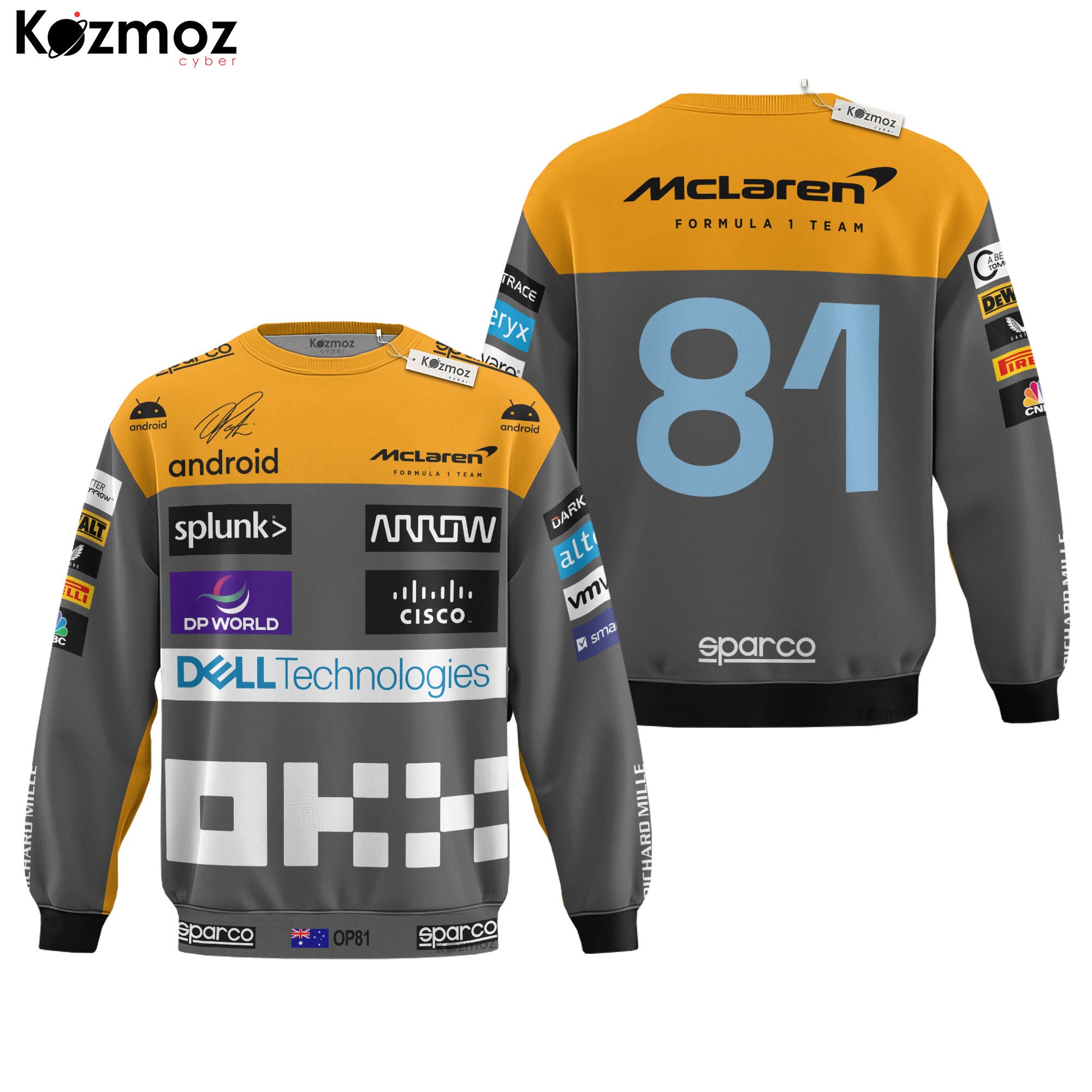 Oscar Piastri Racing Costume 2023 Signed Rookie Year Collection – McLaren  Racing Team