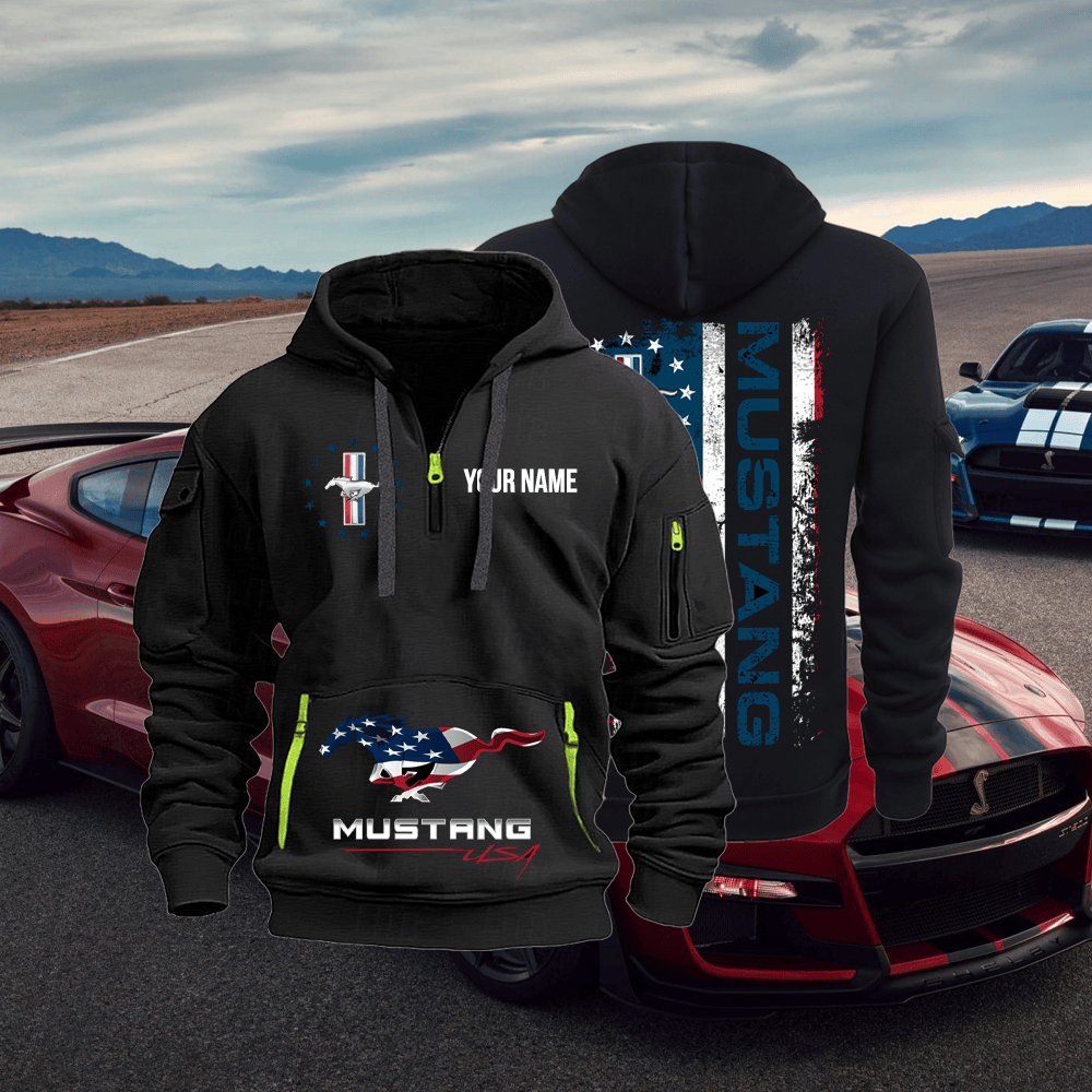 MT Custom Name Quarter Zip Unisex Hoodie