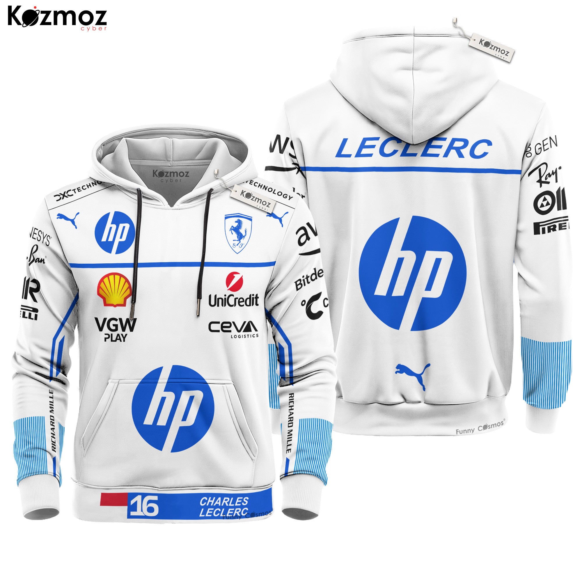 Charles Leclerc Racing Suit 2025 Monaco GP Collection – SF  Racing Team