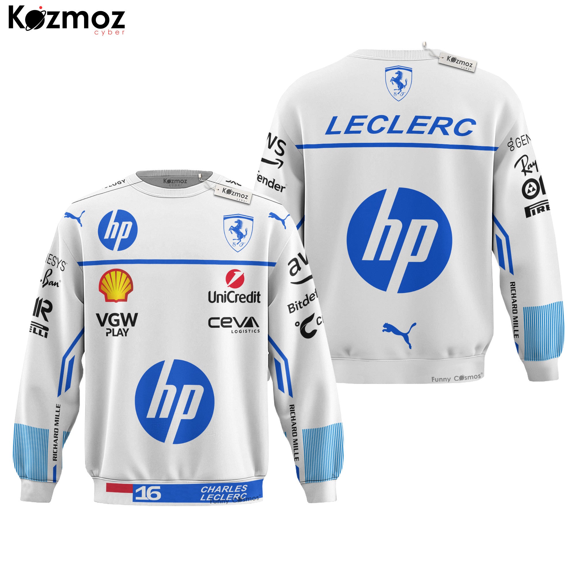 Charles Leclerc Racing Suit 2025 Monaco GP Collection – SF  Racing Team