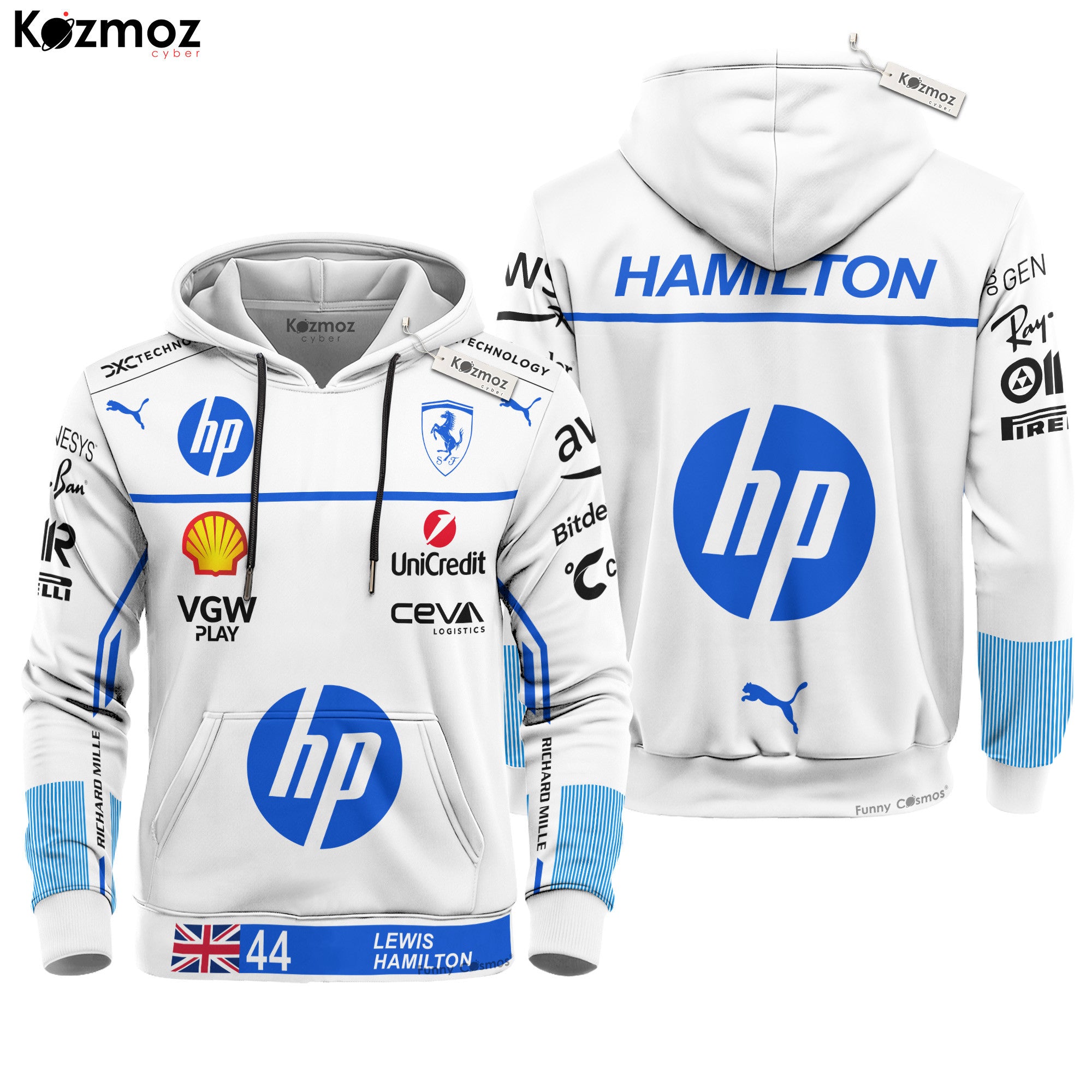 Lewis Hamilton Racing Suit 2025 Monaco GP Collection – SF  Racing Team