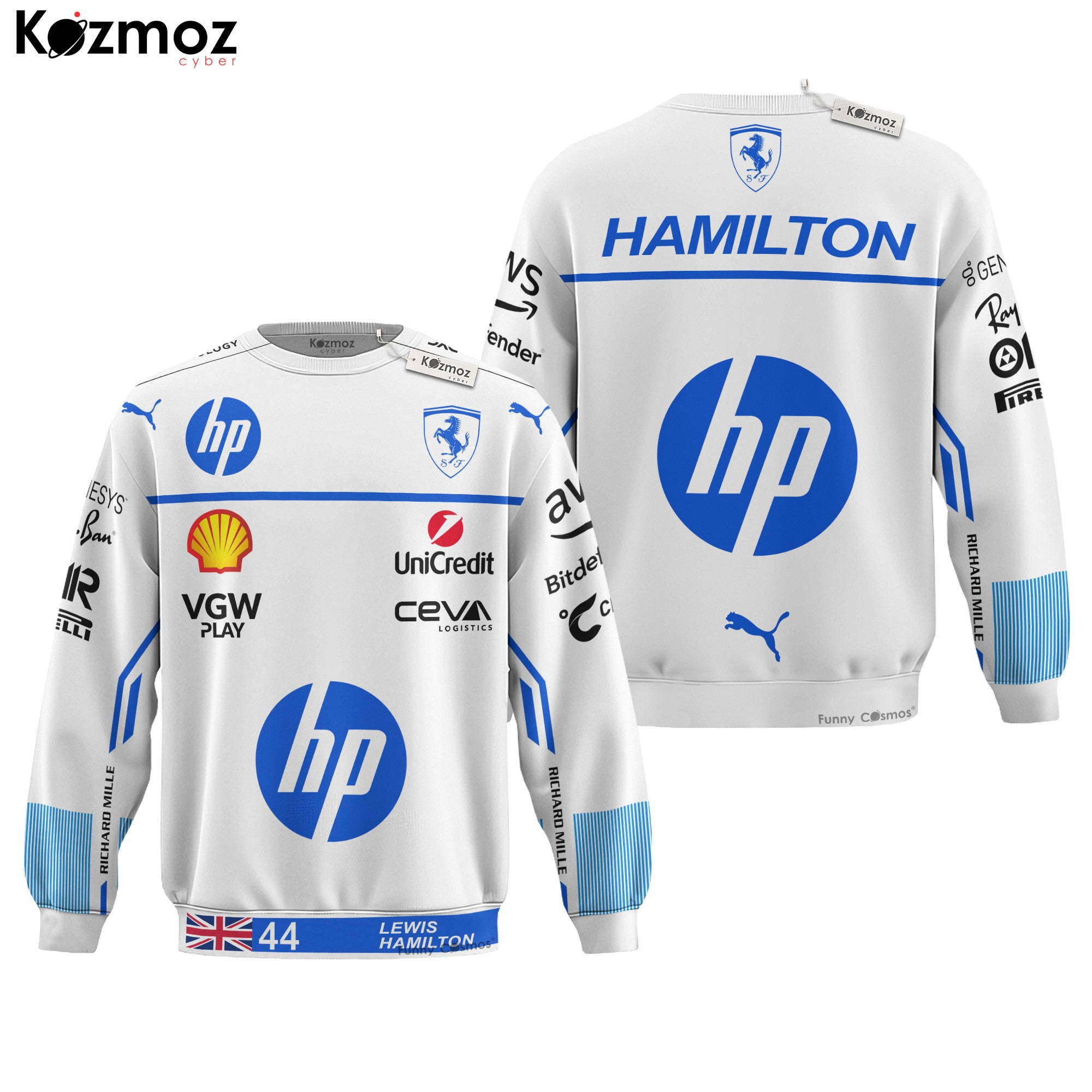 Lewis Hamilton Racing Suit 2025 Monaco GP Collection – SF  Racing Team