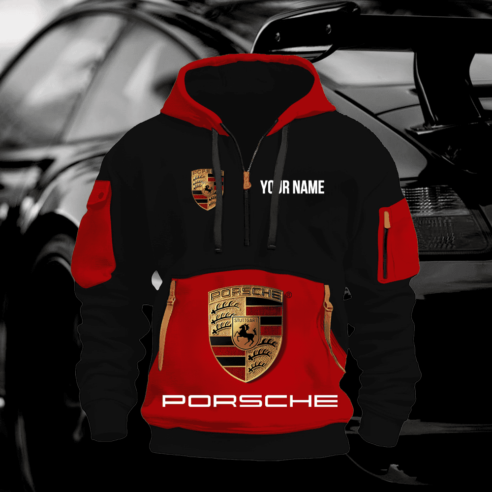 PC Custom Name Quarter Zipper Hoodie